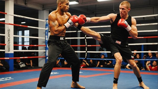 What are the best training techniques for UK kickboxers to improve their roundhouse kicks?